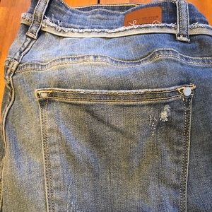 Distressed Judy Blue raw hem